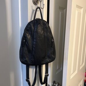 Osgoode Marley leather teardrop multi zip backpack